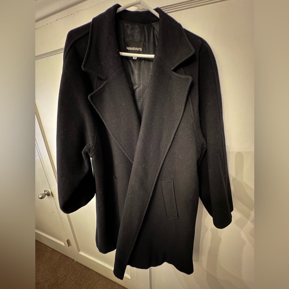 Black wool coat- women’s
